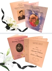  John Brailsford Printers Funeral & Memorial Order Of Service Folded Cards & Booklets