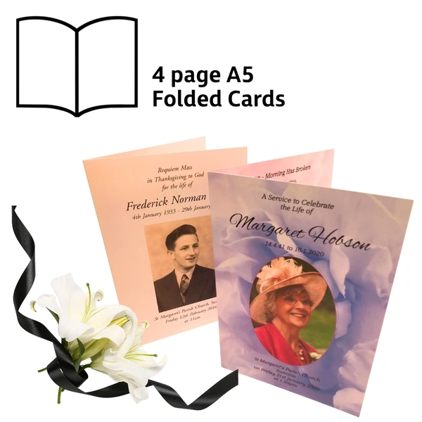  Funeral Memorial 4 Page A5 Product