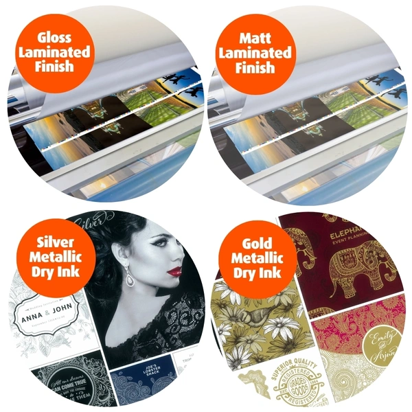  Gloss Matt Lam Gold Silver Ink