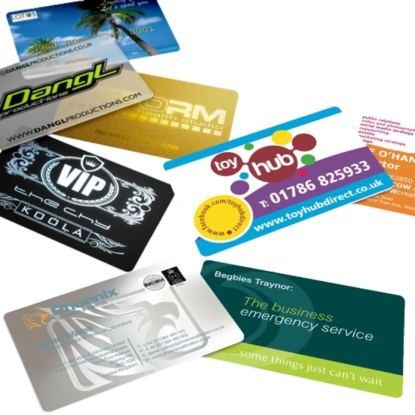  Plastic Business Cards & Membership Cards  -  Credit Card Style