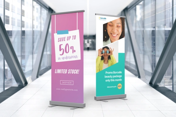 Printed Roller Banners - CTA Image
