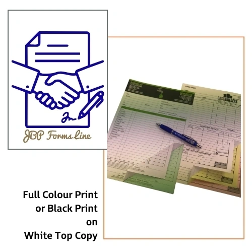  John Brailsford Printers Carbonless Ncr Paper Forms Print Colours
