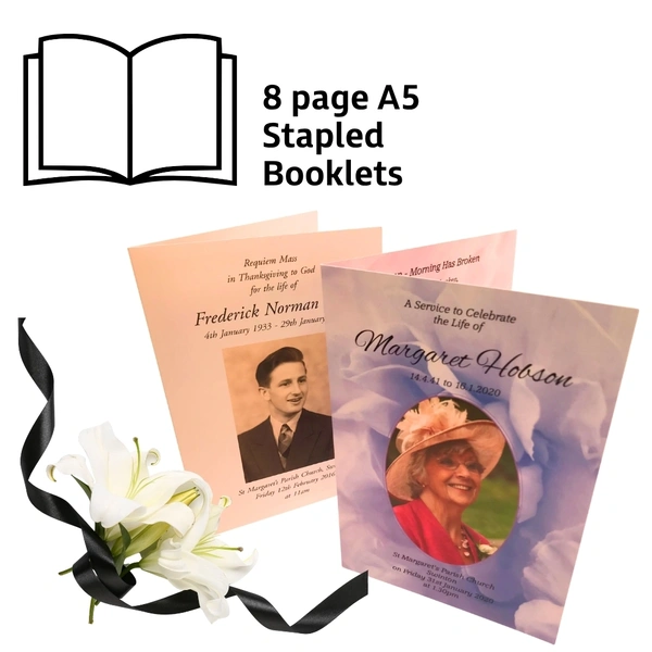  Funeral Memorial 8 Page A5 Product